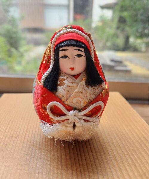 郷土玩具 郷土芸術 姫だるま 女の子 日本人形 アンティーク 置物 箱あり