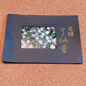 ★クーポン歓迎★ 未使用 テレホンカード 50 50度数 1枚 史跡 了仙寺 台紙付き