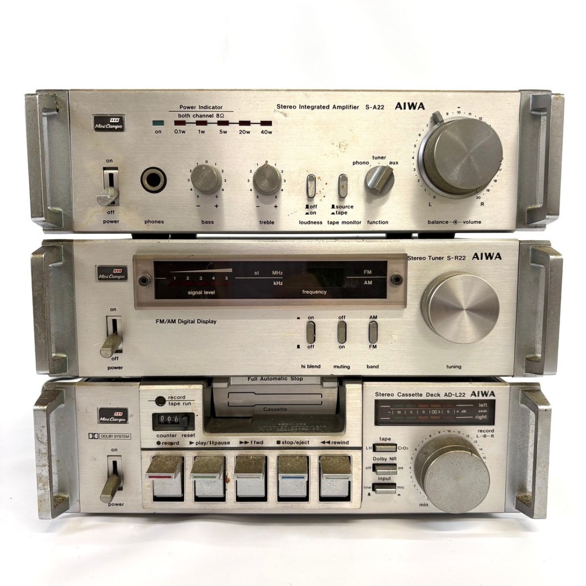 Yahoo!オークション -「(aiwa アイワ) カセット」(システム Yahoo!オークション -「(aiwa アイワ) カセット」(システム
