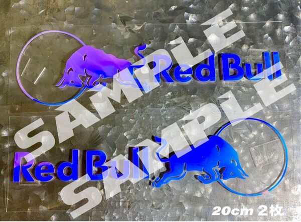 Red Bullレッドブル カッティングステッカー2枚20CM