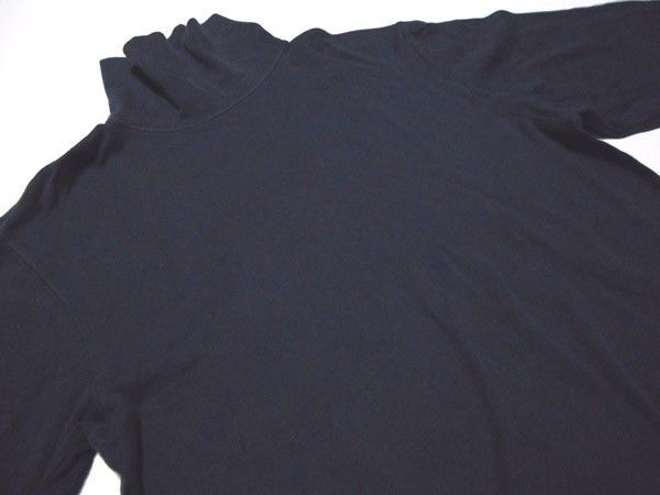L.L.Bean タートルネック ロンT ロングスリーブ L.L.ビーン 綿 コットン 100% NAVY