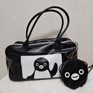Suicaのペンギン ボストンバッグ カバン ブラック