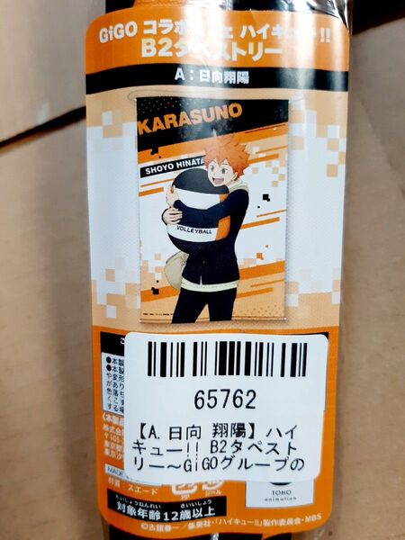 ハイキュー!!B2タペストリー 日向翔陽
