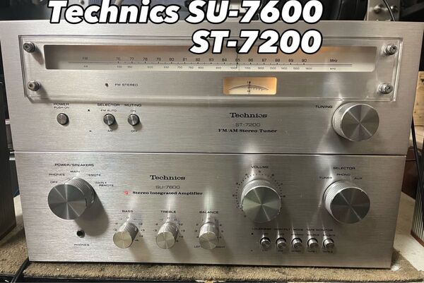 Technics SU-7600/ST-7200セット プリメインアンプ