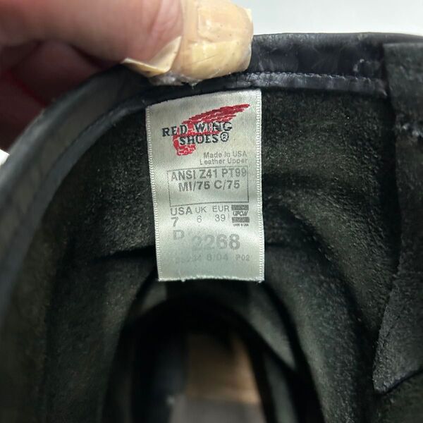 【PT99 】レッドウィング エンジニアブーツ 2268 サイズ:7D REDWING