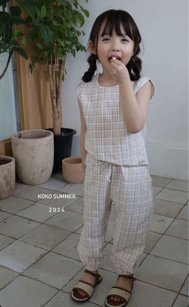 美品 kokokids original koko夏 2024 セットアップ Mサイズ
