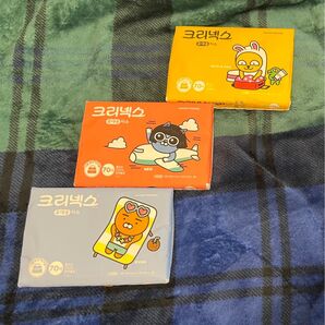 カカオフレンズ kakao friends クリネックス ティッシュ 3個セット