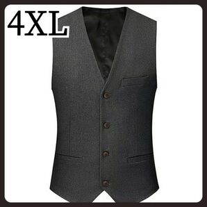 4XL★スーツ ベスト メンズ ジレベスト ビジネス フォーマル