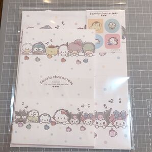 新品未使用 未開封 可愛い サンリオキャラクターズ レターセット チラックス 可愛いシール付 便箋 封筒 日本製 日本限定