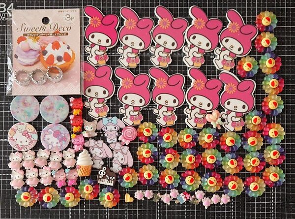 ハンドメイド デコパーツ プラ 材料 ホイップデコ 推し活 ガチャ詰め おりがみ袋