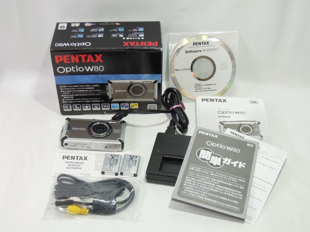 Yahoo!オークション -「optio w80」(ペンタックス) (コンパクト Yahoo!オークション -「optio w80」(ペンタックス) (コンパクト
