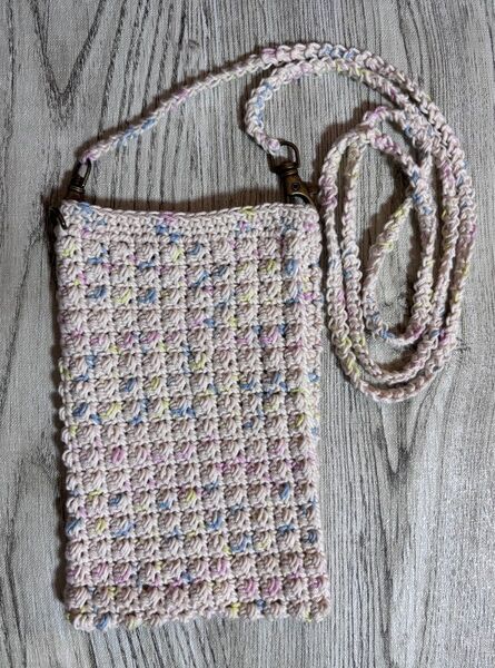 ハンドメイド スマホポシェット