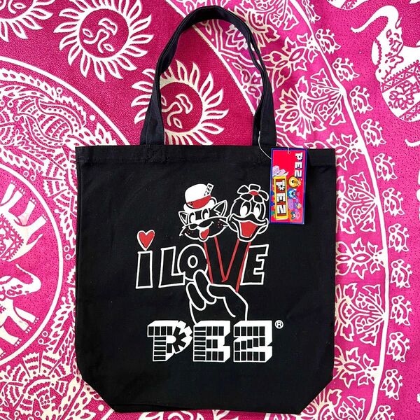 【新品タグ付き】PEZ ペッツ トートバッグ i LOVE PEZ