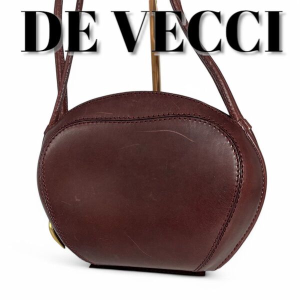 DE VECCHI デヴェッキ ショルダーバッグ 本革 ヴィンテージ