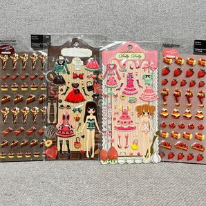 平成レトロ シール きせかえシール 着せ替えシール まとめ売り マシュマロシール 香り付き 香りつき ステッカー セット