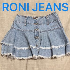 スカート ミニスカート デニム デニムスカート ロニィ RONI JEANS