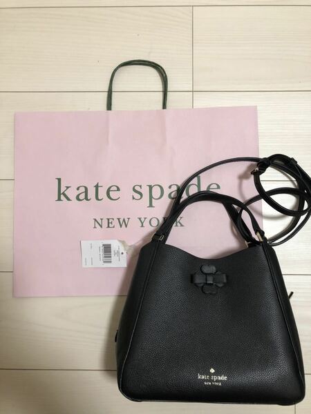 新品 半額以下 人気 ケイトスペード kate spade ハンドバッグ ショルダーバッグ 黒×ピンク