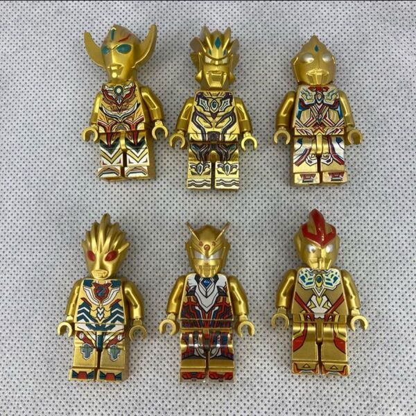 レゴ互換品 ミニフィグ ゴールドセット