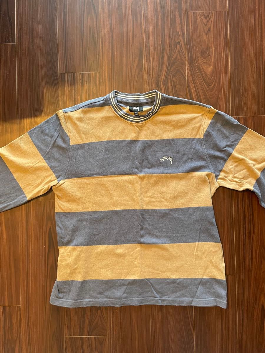 stussy ボーダー　トレーナー　サイズ:XL