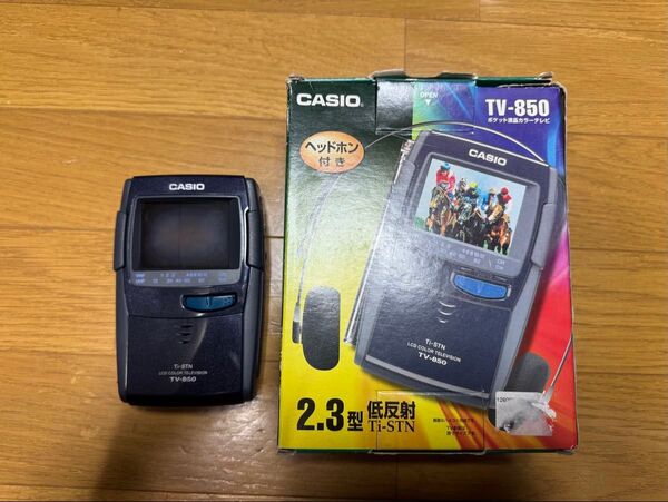 CASIO ポケット液晶カラーテレビ TV-850 2.3型 ジャンク