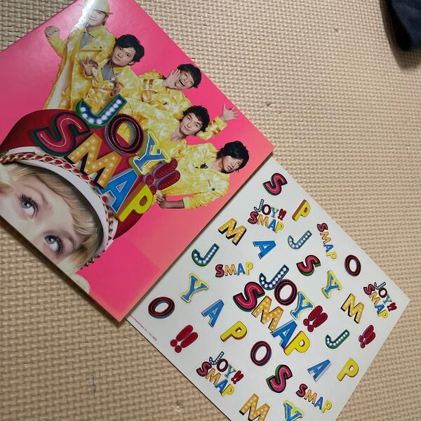※ステッカー付※SMAP スマップ/Joy!! 初回生産分 ショッキングピンク盤