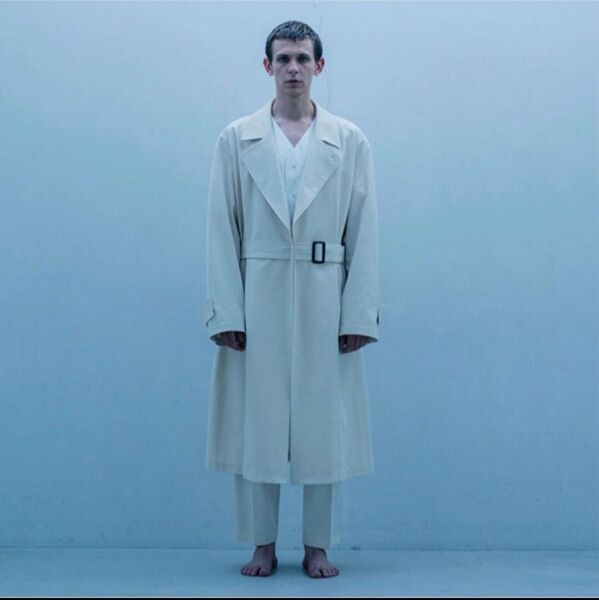 stein oversized less coat ホワイト