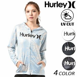 新品【Hurley】 ハーレー　L　ラッシュガード　女性レディース　ジップ　スイムウエア　日よけ