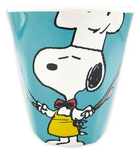 スヌーピー(SNOOPY)のメラミンタンブラー(カップ)《SNOOPY&Lucy／オレンジ＆ターコイズブルー》