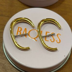 baqlessのEmbrace Lenna Gold ピアス ゴールド バックレス