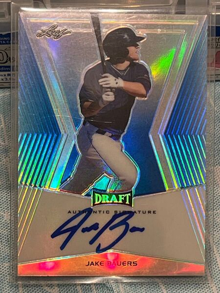 2014 leaf metal draft Jake Bauers #/50auto ジェイク・バウアーズ 50枚限定Auto