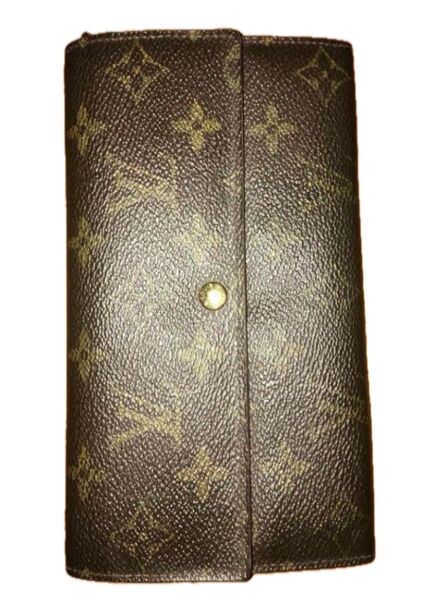 美品 LOUIS VUITTON ルイヴィトン 長財布 ポシェット ポルトモネ クレディ モノグラム