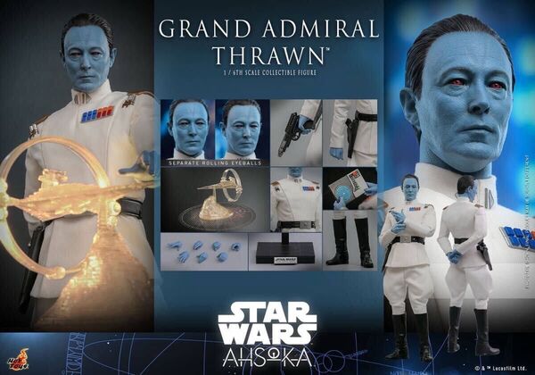 ホットトイズ TMS116 スター・ウォーズ:アソーカ スローン大提督 Star Wars: Ahsoka Thrawn
