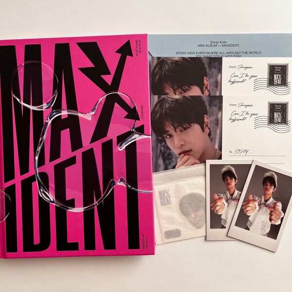 straykids maxident 通常盤 スンミン プレオーダー付き