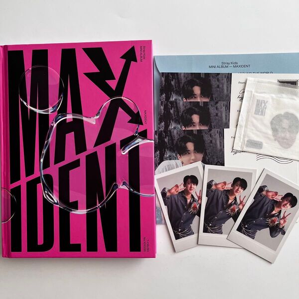 straykids maxident 通常盤 チャンビン プレオーダー付き