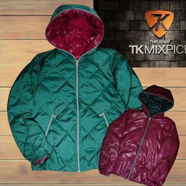 TK MIXPICETAKEO KIKUCHIタケオ キクチTHE SHOP TK MIXPICEリバーシブル ダウンジャケット