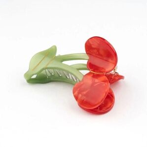 【新品未使用】さくらんぼ チェリーヘアアクセサリー ヘアクリップ ククシュゼット好きな方