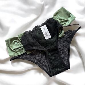 aimerfeel ショーツ バックサテン ハーフバックショーツ パンティ チーキー セクシーショーツ サテン ランジェリー M