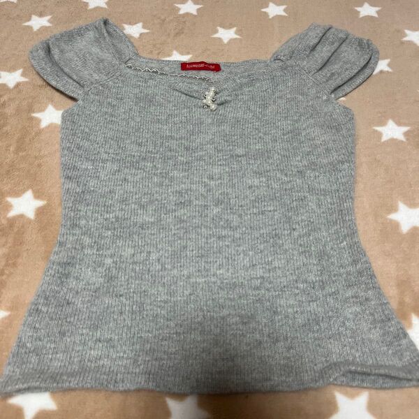 袖なしモヘアセーターSサイズ