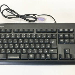 mouse computer キーボード パソコン PC ブラック PS2 有線キーボード 旧タイプ 日本語 ★中古