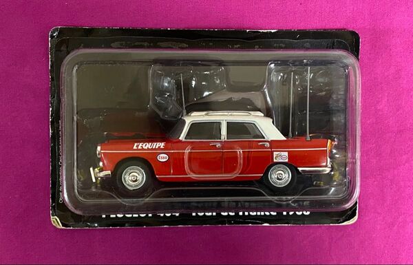 【Norev Tour De France 】プジョーPEUGEOT 404 DIRECTEUR COURSE 1968 1/43