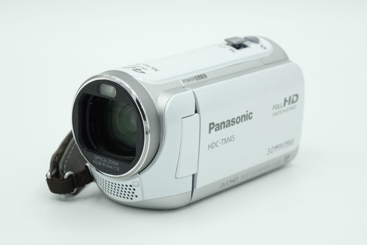 【美品】Panasonic HDC-TM45 ホワイト VW-ACK180 Yahoo!オークション -「hdc-tm45」の落札相場・落札価格