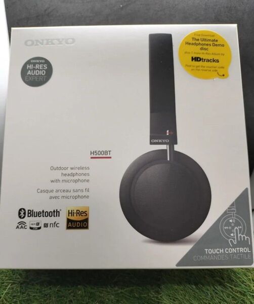 【訳あり】ONKYO ワイヤレスヘッドホン H500BTB Bluetooth対応/NFC対応