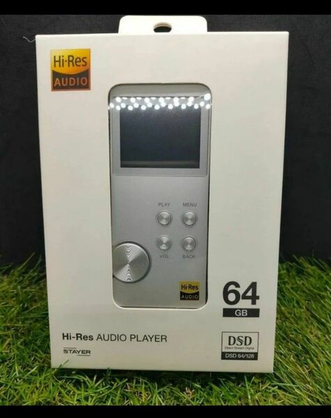 DAP ハイレゾプレーヤー 64GB DSD128 シルバー