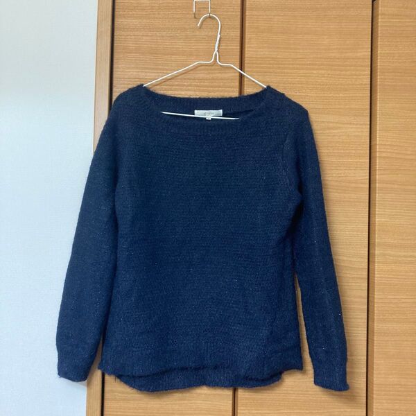 【美品】grove 星空ラメニット セーター ニット 長袖
