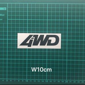 4WD カッティングステッカー