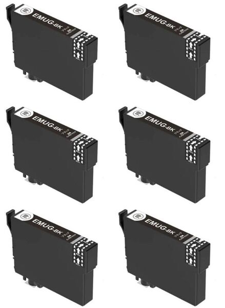 MUG-BK ブラック 6本組 エプソン 互換インクカートリッジ ICチップ付き