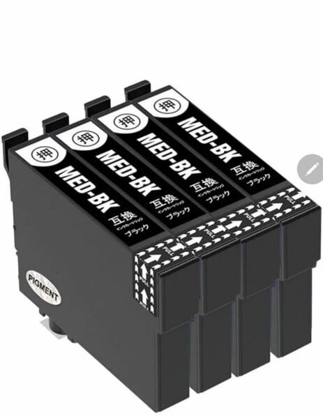 MUG-BK ブラック 4本組 エプソン 互換インクカートリッジ ICチップ付き