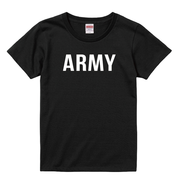 ARMY Tシャツ　Sサイズ　ブラック×ホワイト