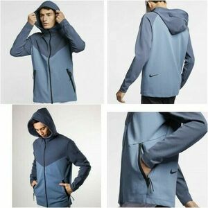  с биркой S/M/L размер выбор возможно Nike NSW Tec флис полный Zip вязаный Parker Nike NSW Tech Pack Full zip Knit Hoodie