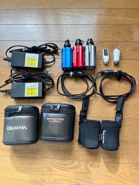 ダイワ スーパーリチウム バッテリー 充電器他13点セット